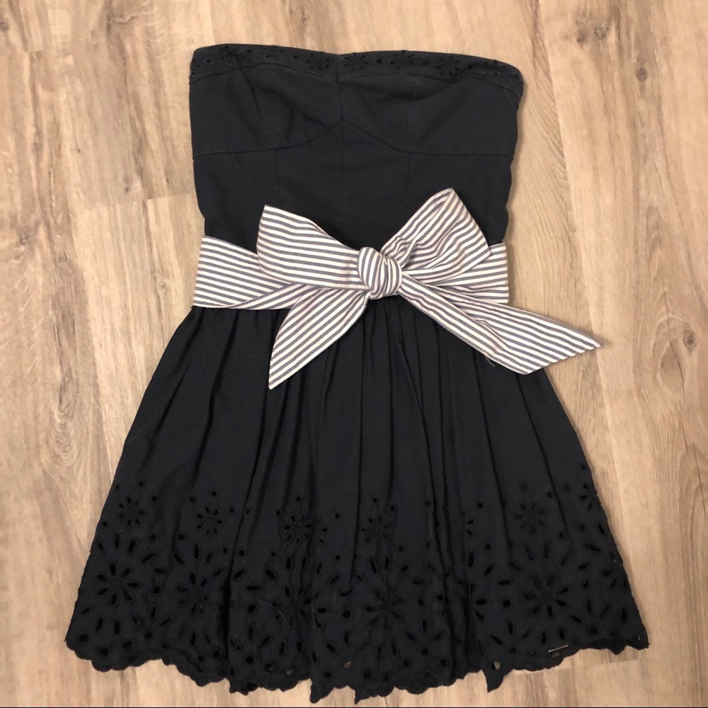 Hollister Navy Dress With Belt
